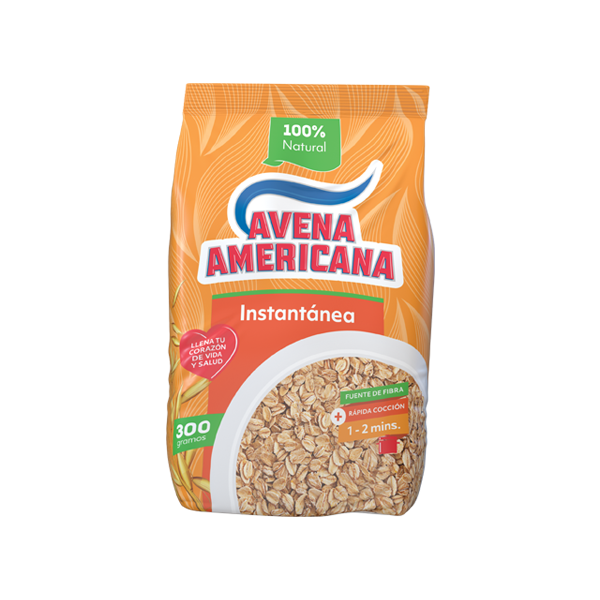 Avena Americana Instantánea Funda 300 gr