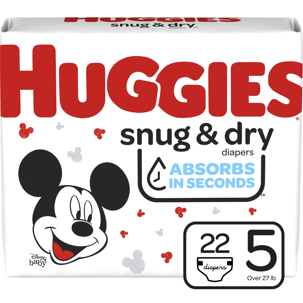 Huggies Snug & Dry Paso 5 Paq. 22