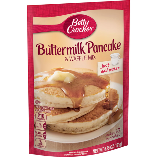 [10286018] Betty Crocker Buttermilk Pancake Pouch 191 gr