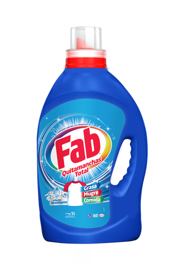 [10906006] Detergente Líquido Fab Suavizante 1 L
