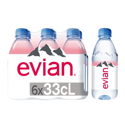 [10500122] EVIAN SIX PACK 0.33 LT