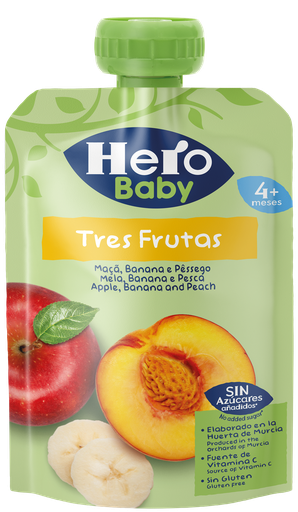 [10947005] Hero Baby Compota 3 Frutas 100 gr
