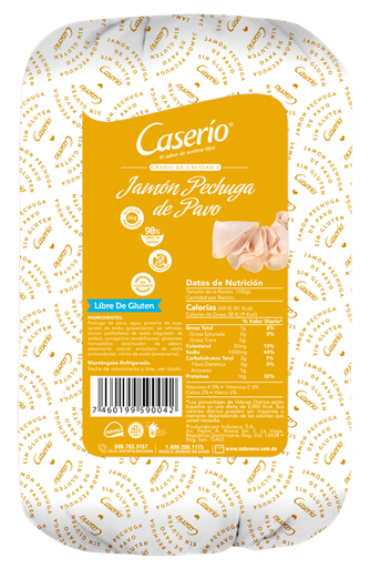 [10701128] Jamón Pechuga de Pavo Caserío 2 Libra ofertas (copia)