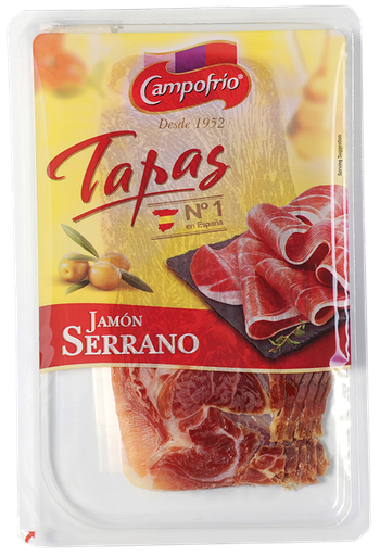 [10701176] Jamón Serrano Campofrío en sobre 80 Gr