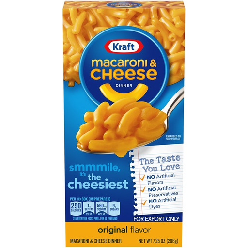 [10701052] Mac & Cheese Kraft Importado Caja 7.25 oz