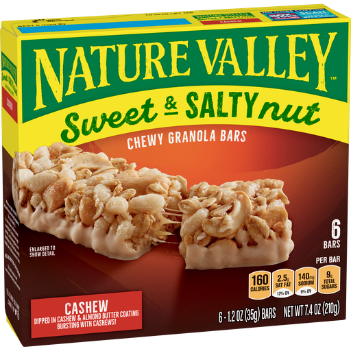 NATURE VALLEY SWT&SALTY CASHEW 7.4OZ