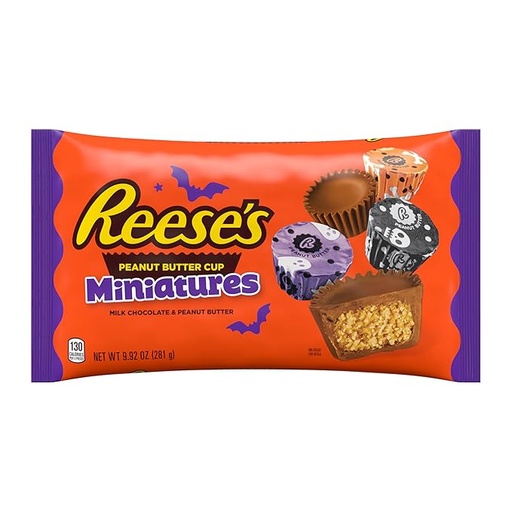 [10703754] Reese's Miniatures peanut butter cup Halloween 281g