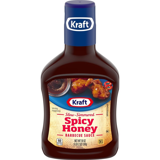 [10701058] Salsa BBQ Kraft Spicy Honey  18 oz