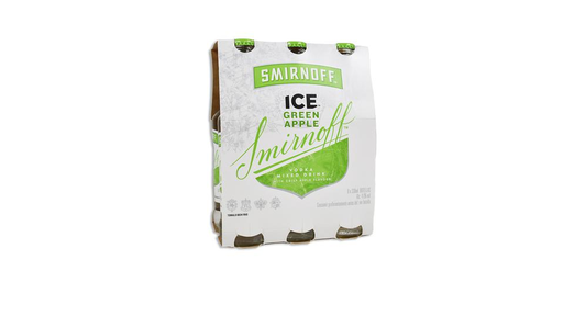 [10858019] Smirnoff Ice Green Apple Six Pack 30 cl