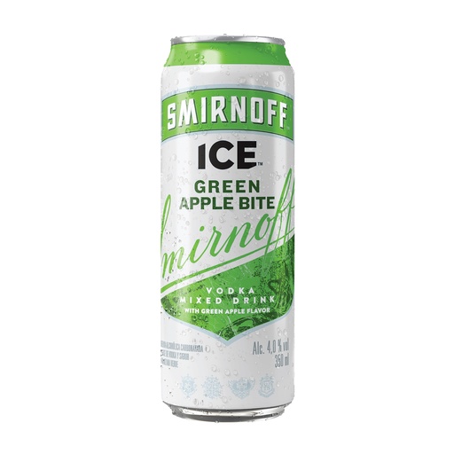 [10858029] Smirnoff Ice Green Apple Six Pack 350ml (Lata)