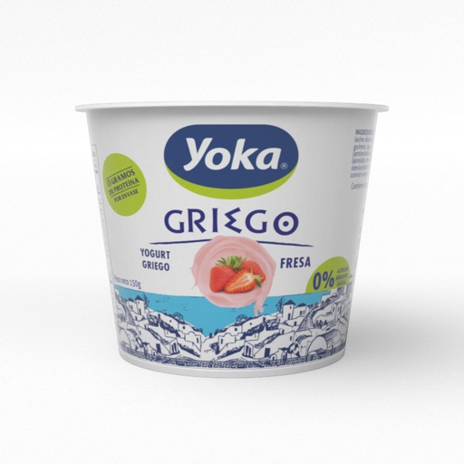 [10701230] Yogurt Griego Batido con Fresa 150 g